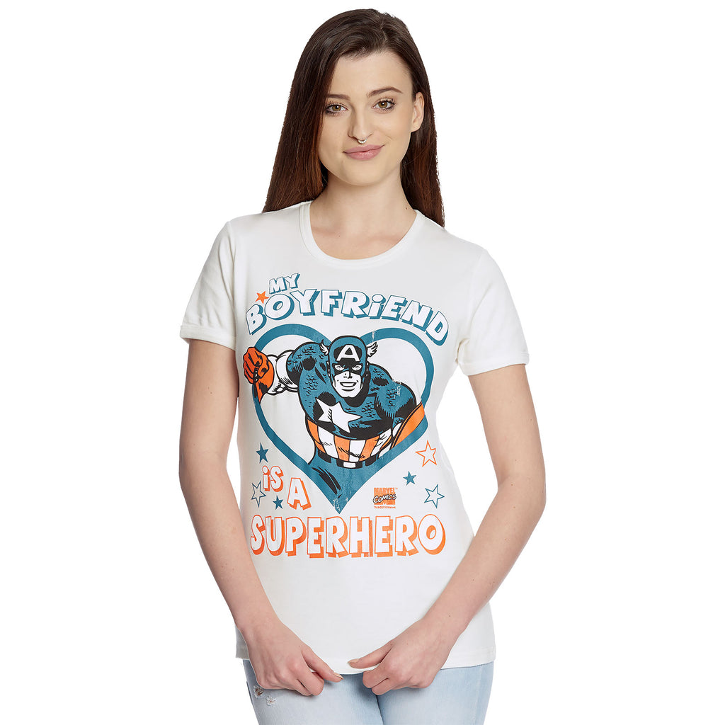 Product image Marvel - My Boyfriend is a Superhero T-Shirt