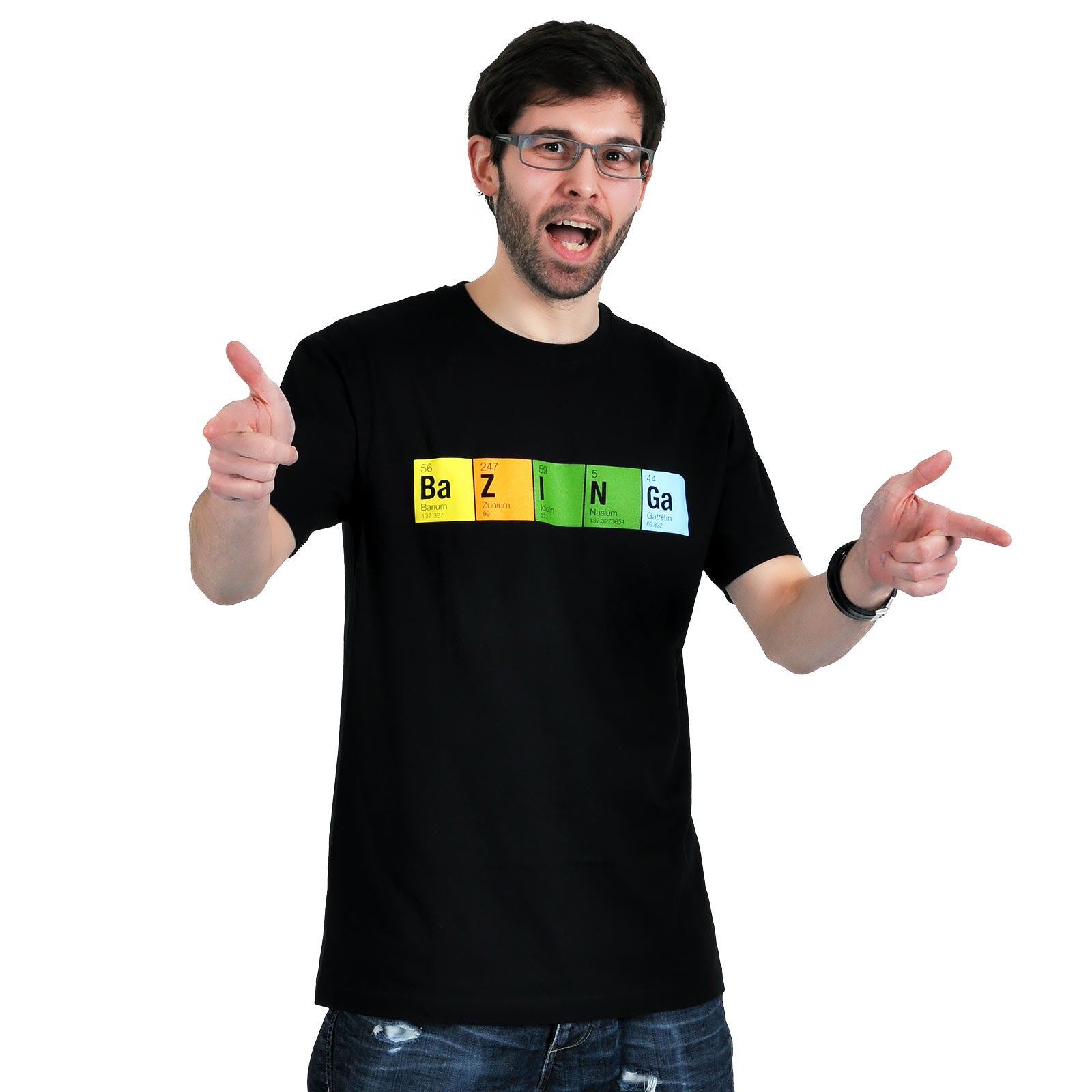 Product image The Big Bang Theory - Periodic Bazinga Fan T-Shirt