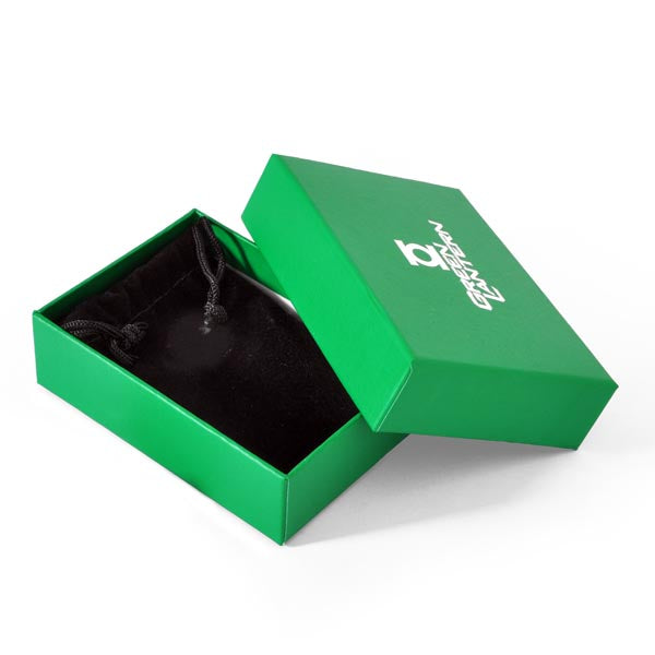 Zdjęcie produktu Green Lantern - Czarny wisiorek z logo na łańcuszku