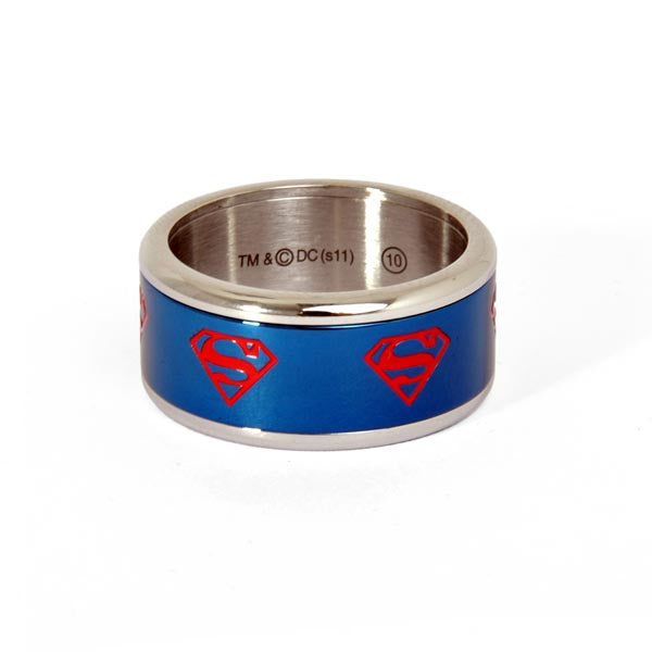 Zdjęcie produktu Superman - Pierścień z symbolem niebieski