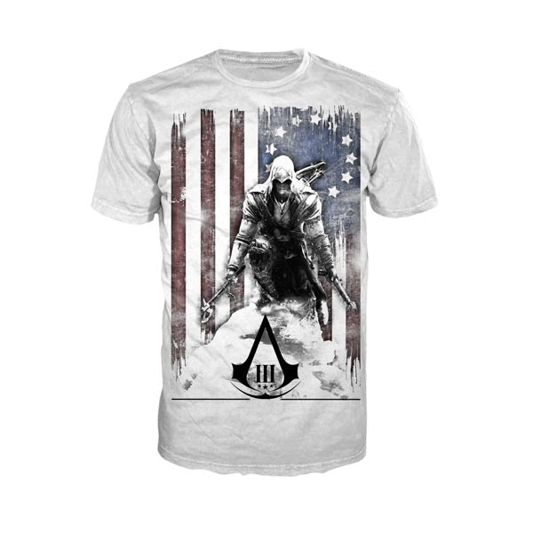 Zdjęcie produktu Assassins Creed III - Spalona Flaga Koszulka biała