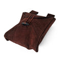 Product image Large leather bag with wooden closure brown
