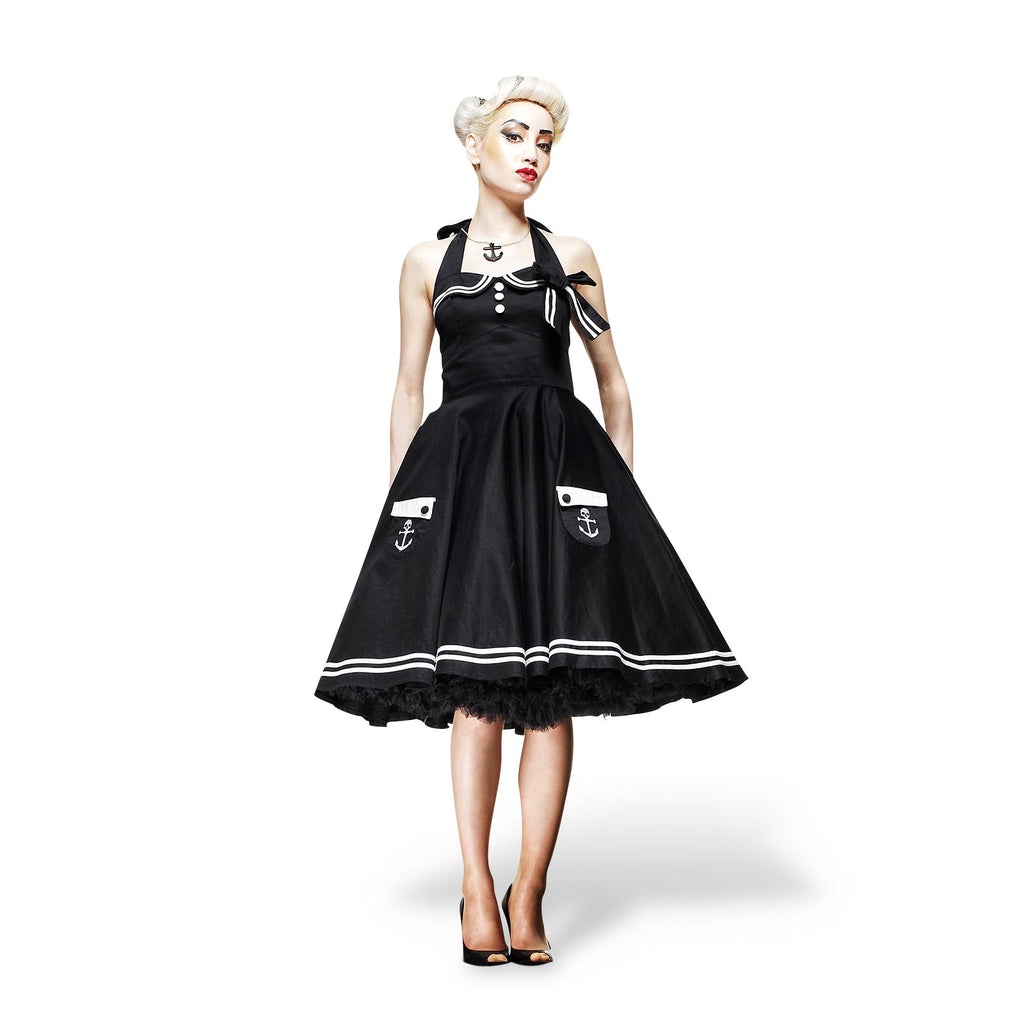 Zdjęcie produktu Rockabilly sukienka Motley czarna