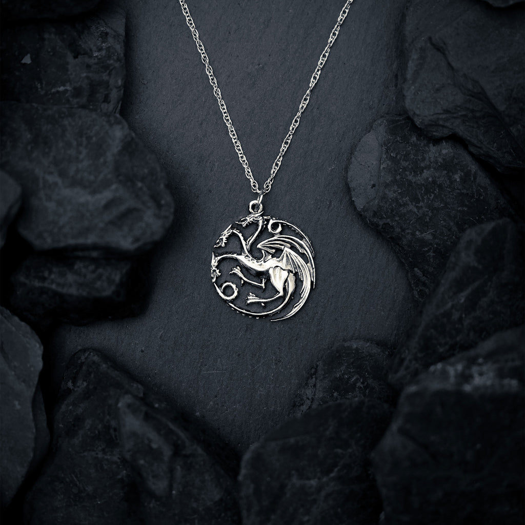 Zdjęcie produktu Gra o Tron - Naszyjnik z herbem Targaryenów