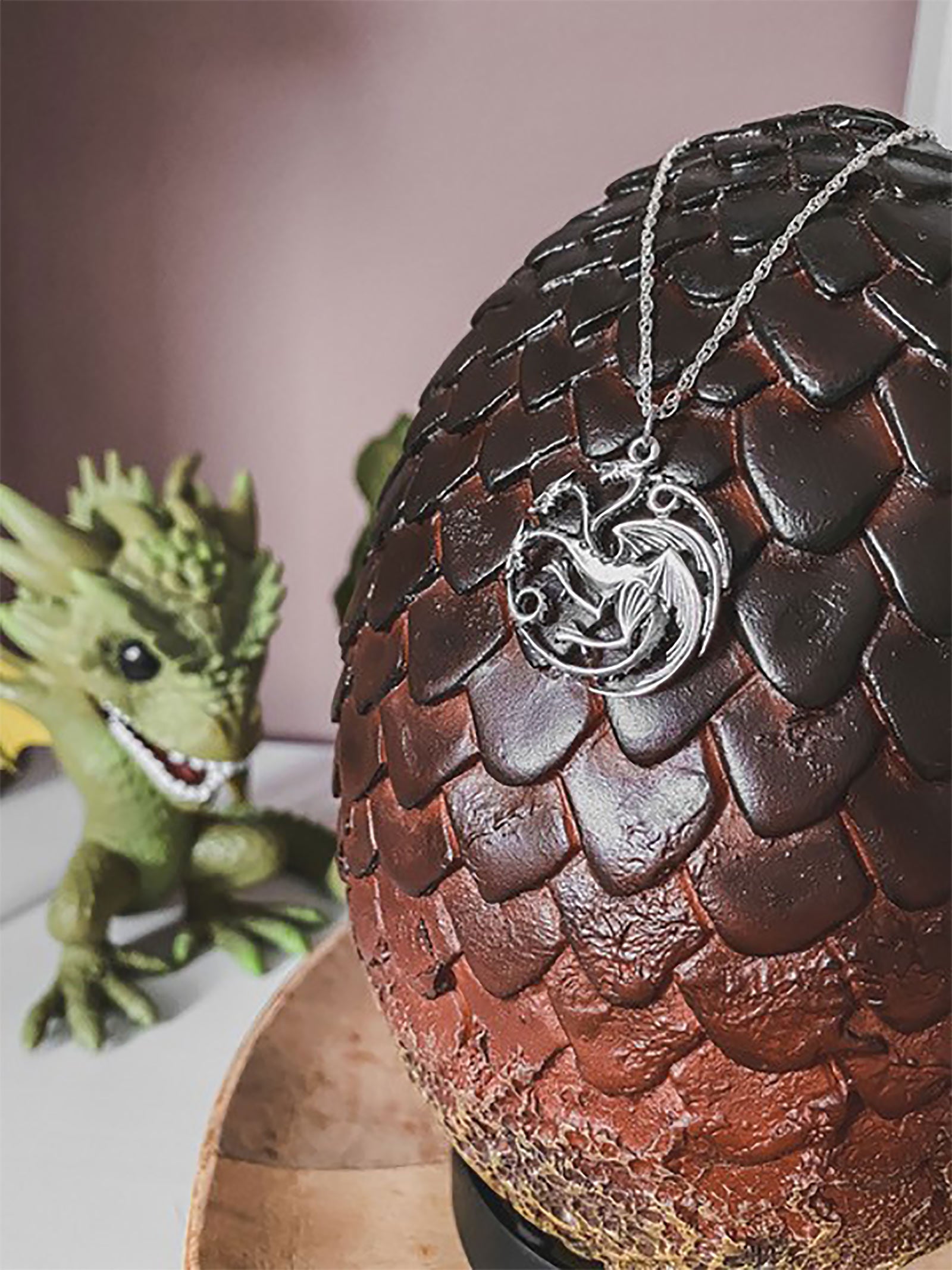 Zdjęcie produktu Gra o Tron - Naszyjnik z herbem Targaryenów