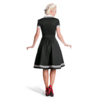 Zdjęcie produktu Rockabilly Seafarer Sukienka czarna