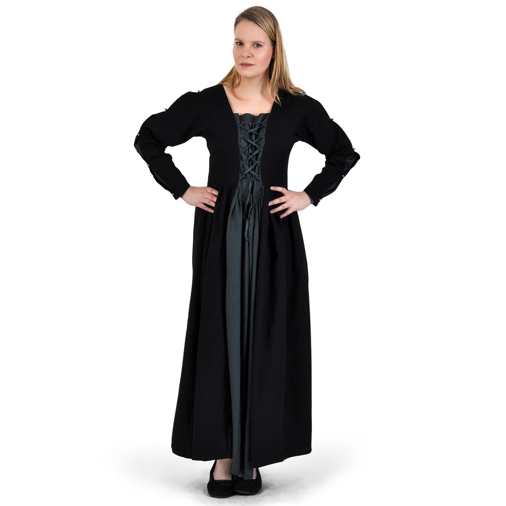 Product image Medieval Dress Orianne Black-Blue Grey