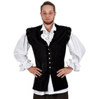 Zdjęcie produktu Kaftan aksamitny z kołnierzem stojącym brązowy