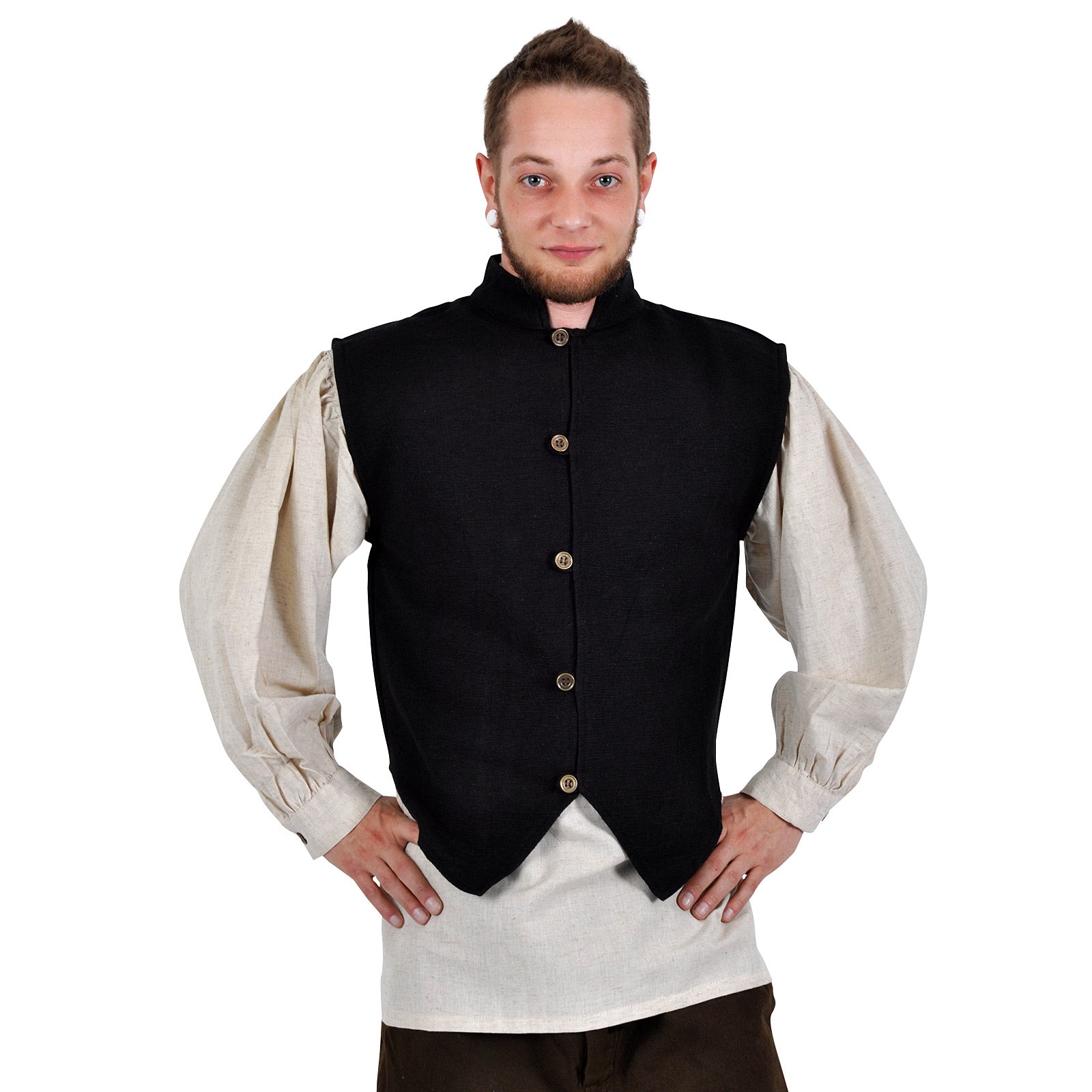 Product image Medieval Vest Johann Black