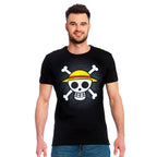 Product image One Piece - Skull With Map T-Shirt black