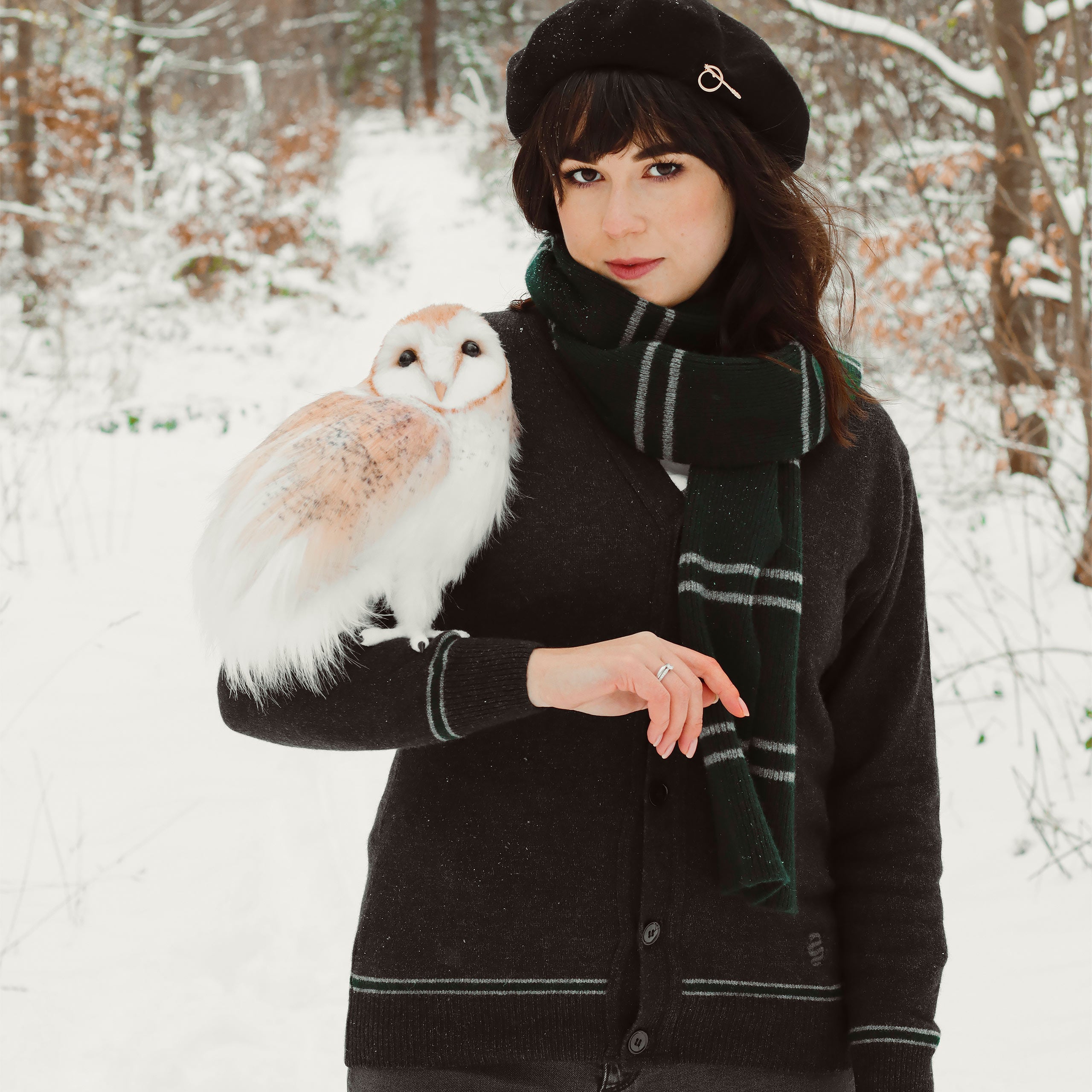 Zdjęcie produktu Harry Potter - Oryginalny wełniany szalik Slytherin