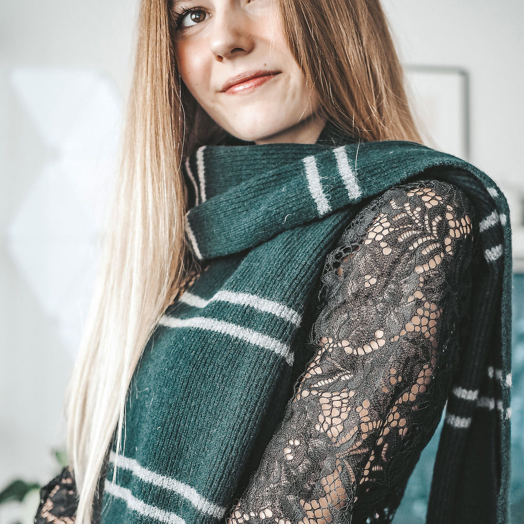 Zdjęcie produktu Harry Potter - Oryginalny wełniany szalik Slytherin