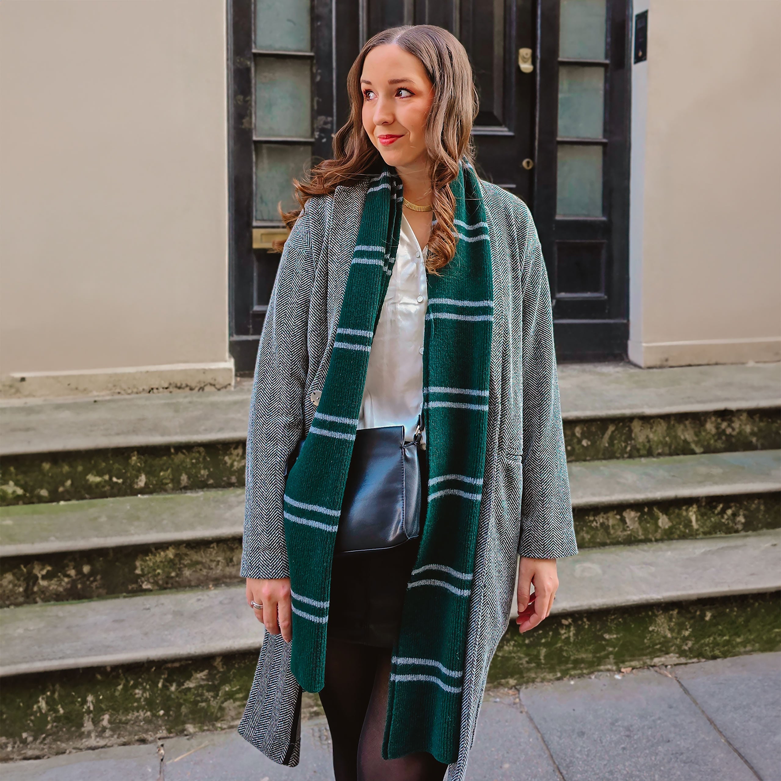 Zdjęcie produktu Harry Potter - Oryginalny wełniany szalik Slytherin