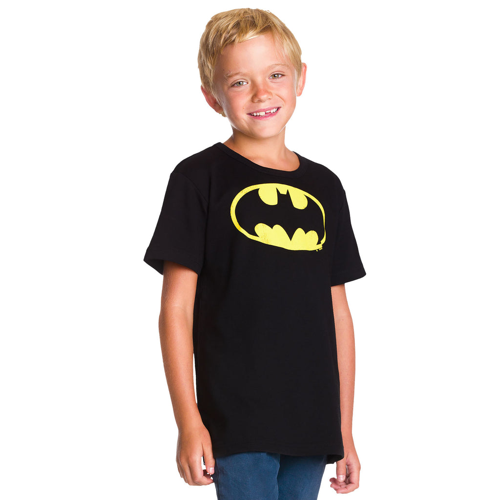 Zdjęcie produktu Batman - Koszulka z logo dla dzieci, czarna