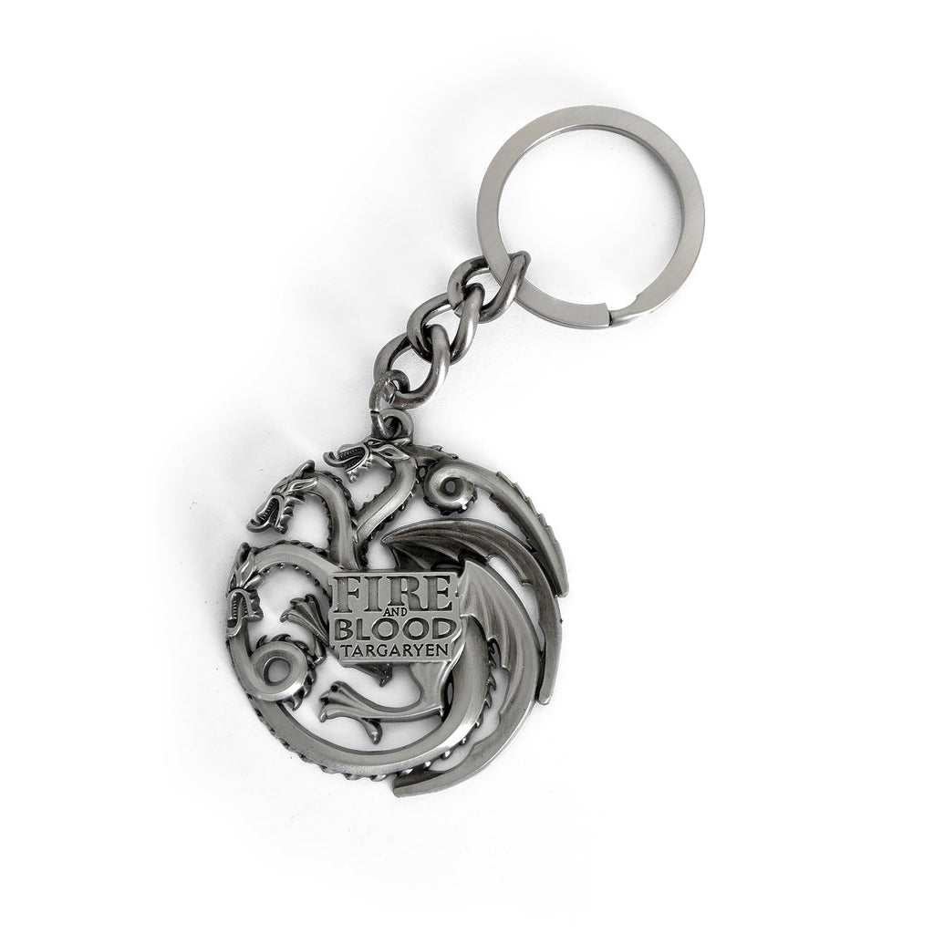 Zdjęcie produktu Gra o Tron - Brelok herb Targaryen w stylu antycznym