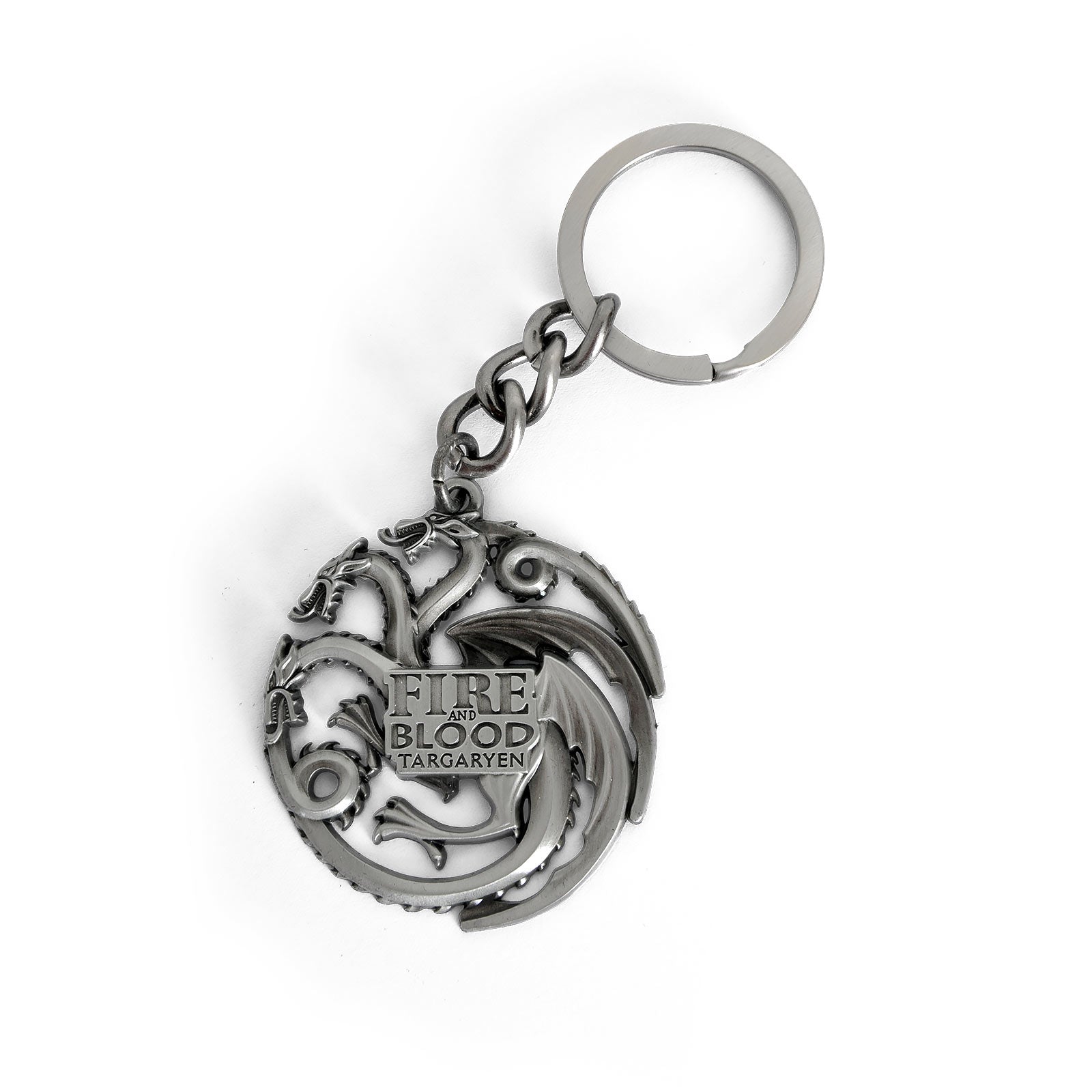 Zdjęcie produktu Gra o Tron - Brelok herb Targaryen w stylu antycznym