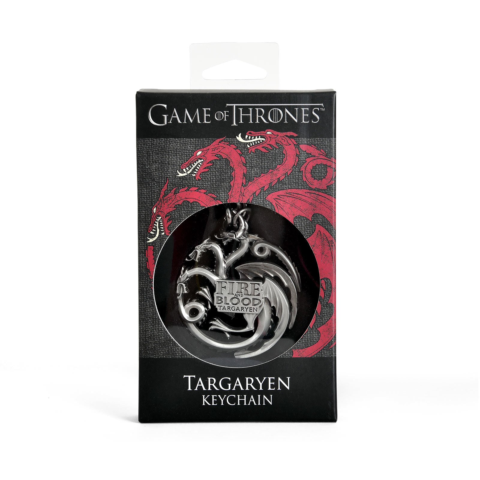 Zdjęcie produktu Gra o Tron - Brelok herb Targaryen w stylu antycznym