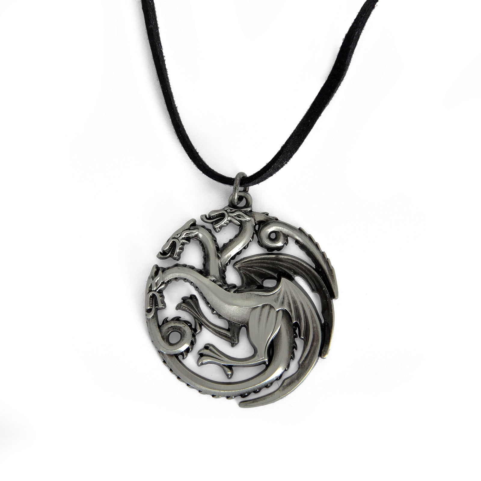 Zdjęcie produktu Gra o Tron - Naszyjnik z herbem Targaryenów i smokiem