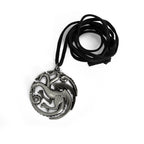 Zdjęcie produktu Gra o Tron - Naszyjnik z herbem Targaryenów i smokiem