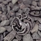 Zdjęcie produktu Gra o Tron - Naszyjnik z herbem Targaryenów i smokiem