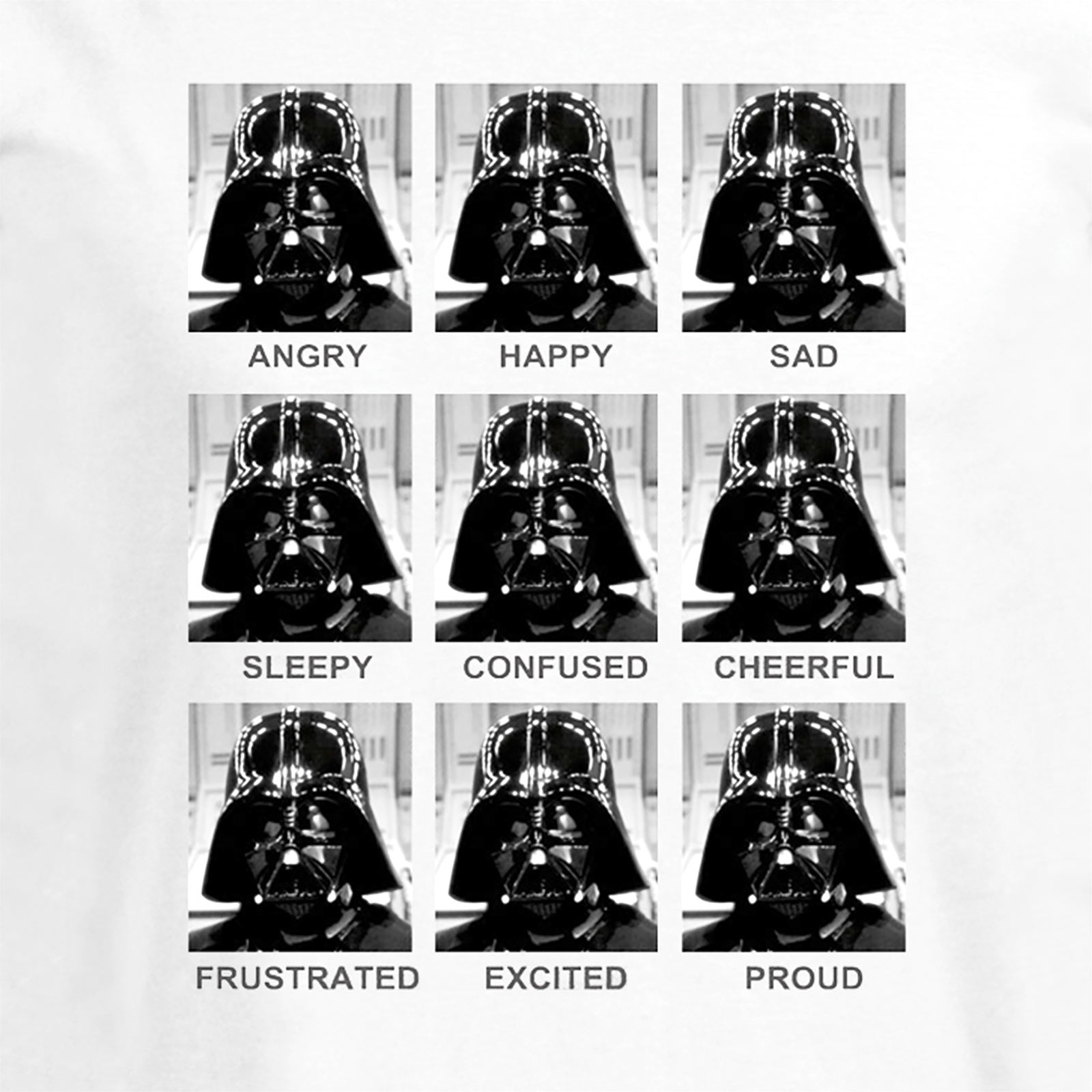 Zdjęcie produktu Star Wars - Darth Vader Multiface T-Shirt biały