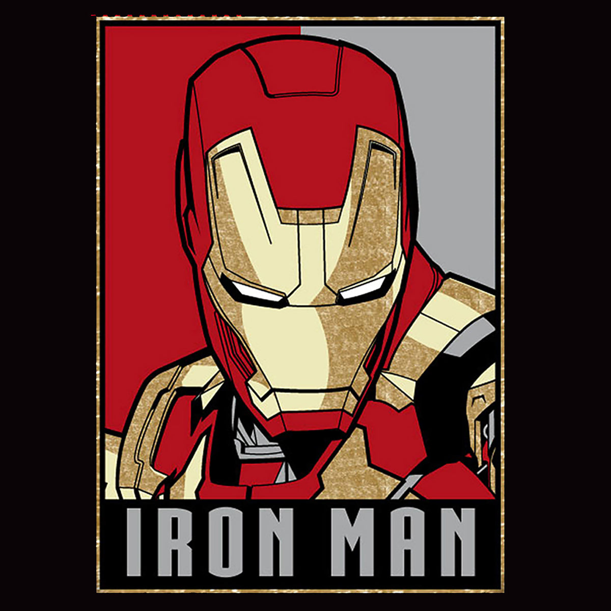 Zdjęcie produktu Iron Man - Plakatowa koszulka czarna