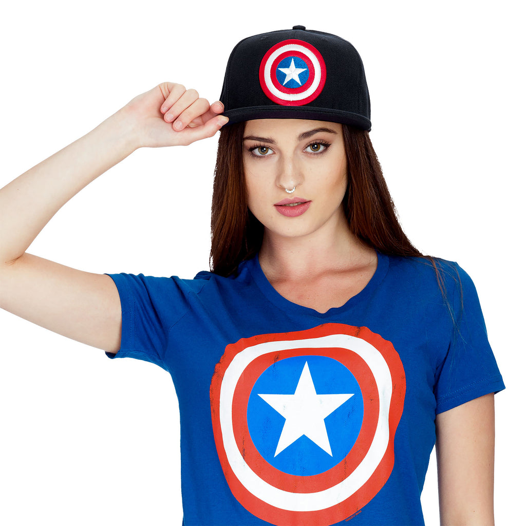 Zdjęcie produktu Captain America - Logo Snapback Cap niebieska