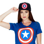 Zdjęcie produktu Captain America - Logo Snapback Cap niebieska