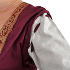 Product image Medieval Dress Applonia with detachable sleeves natural-bordeaux