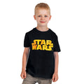 Zdjęcie produktu Star Wars - Pomarańczowe Logo Koszulka dziecięca czarna