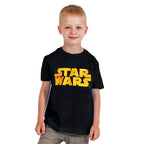 Zdjęcie produktu Star Wars - Pomarańczowe Logo Koszulka dziecięca czarna