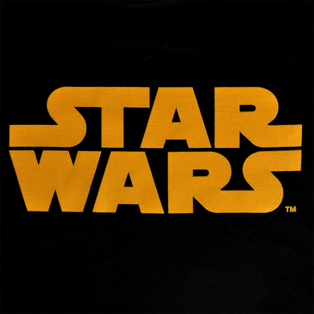 Zdjęcie produktu Star Wars - Pomarańczowe Logo Koszulka dziecięca czarna