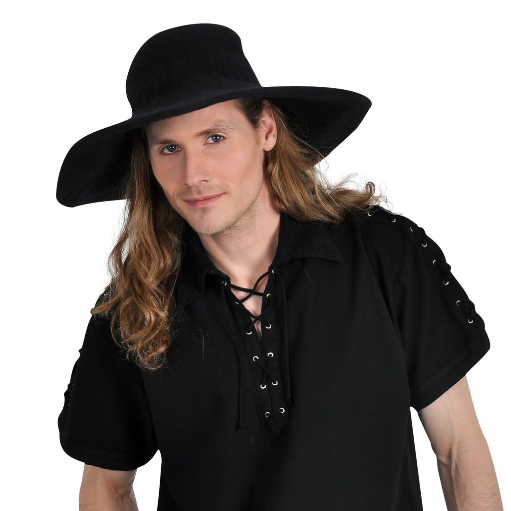 Zdjęcie produktu Średniowieczny kapelusz czarny