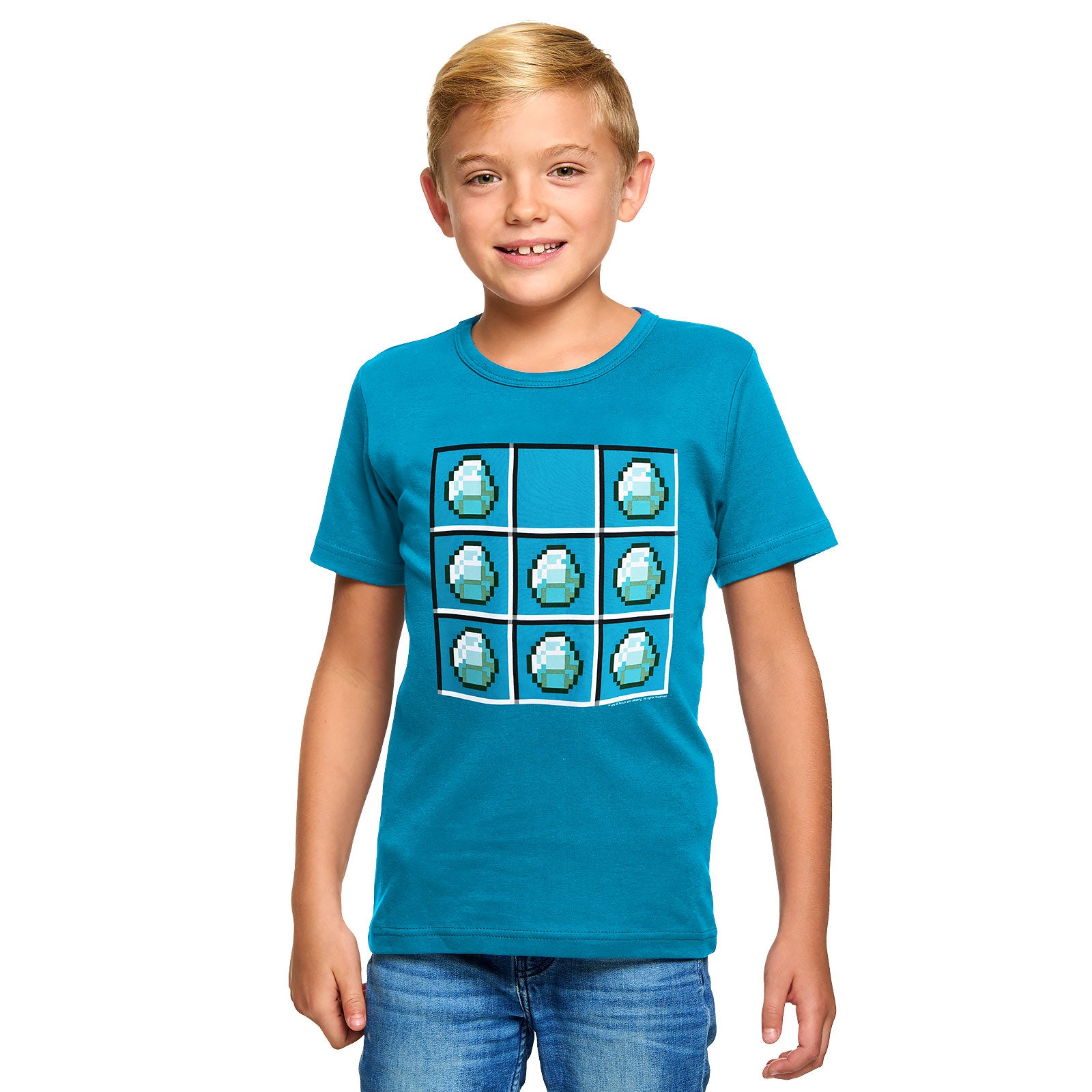 Zdjęcie produktu Minecraft - Diamentowa Koszulka Dziecięca
