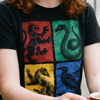 Product image Harry Potter - Hogwarts Crest distressed t-shirt black