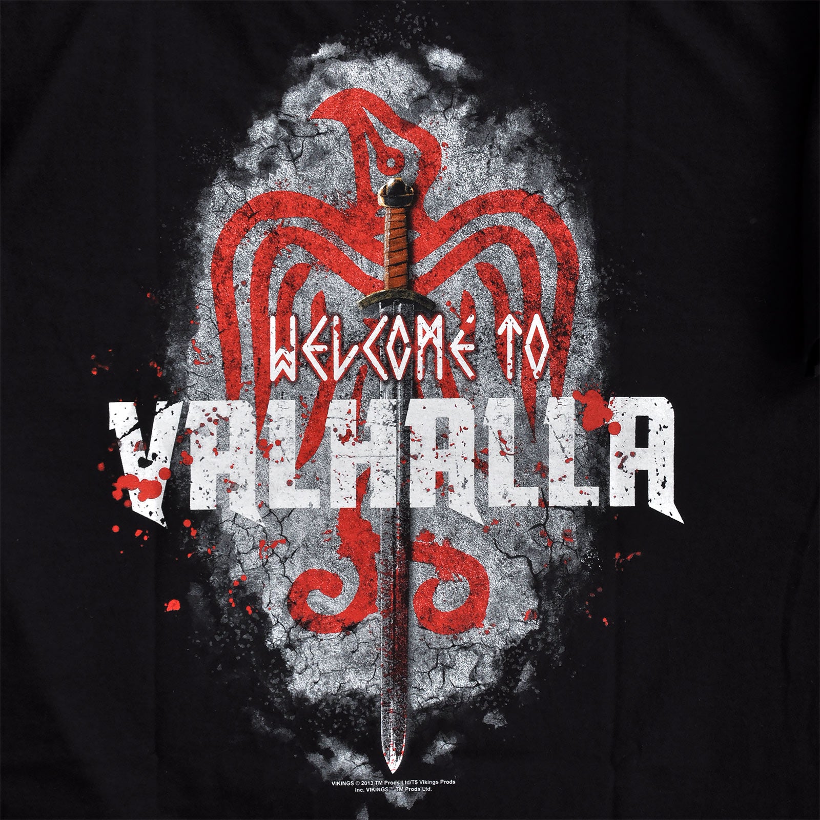 Zdjęcie produktu Vikings - Welcome T-Shirt czarne