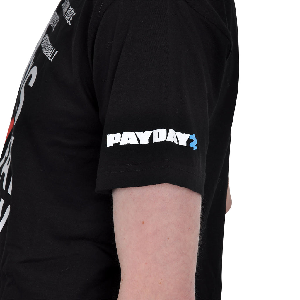 Zdjęcie produktu Payday 2 - Chains Maska T-Shirt czarne