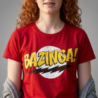 Product image Big Bang Theory - Bazinga Full Size T-Shirt red