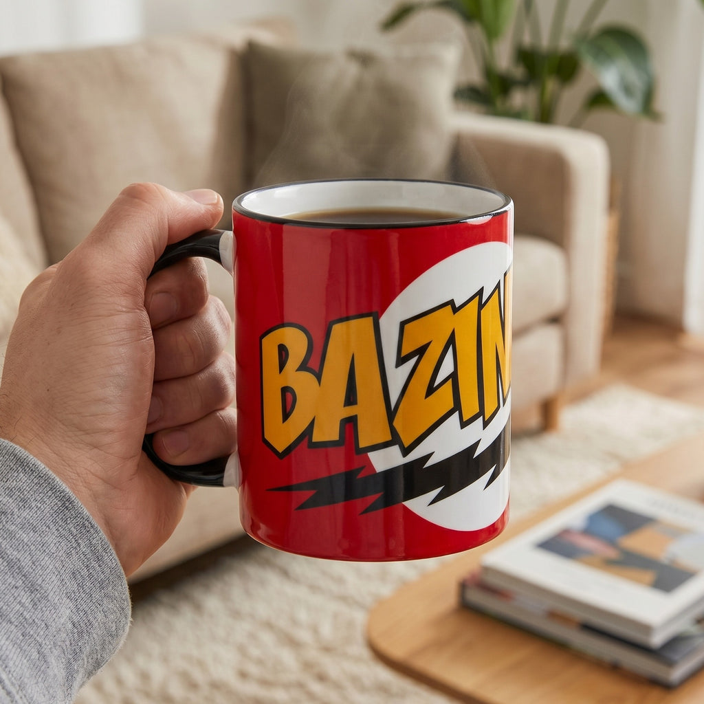 Zdjęcie produktu Big Bang Theory - Kubek Bazinga Full Size czerwony