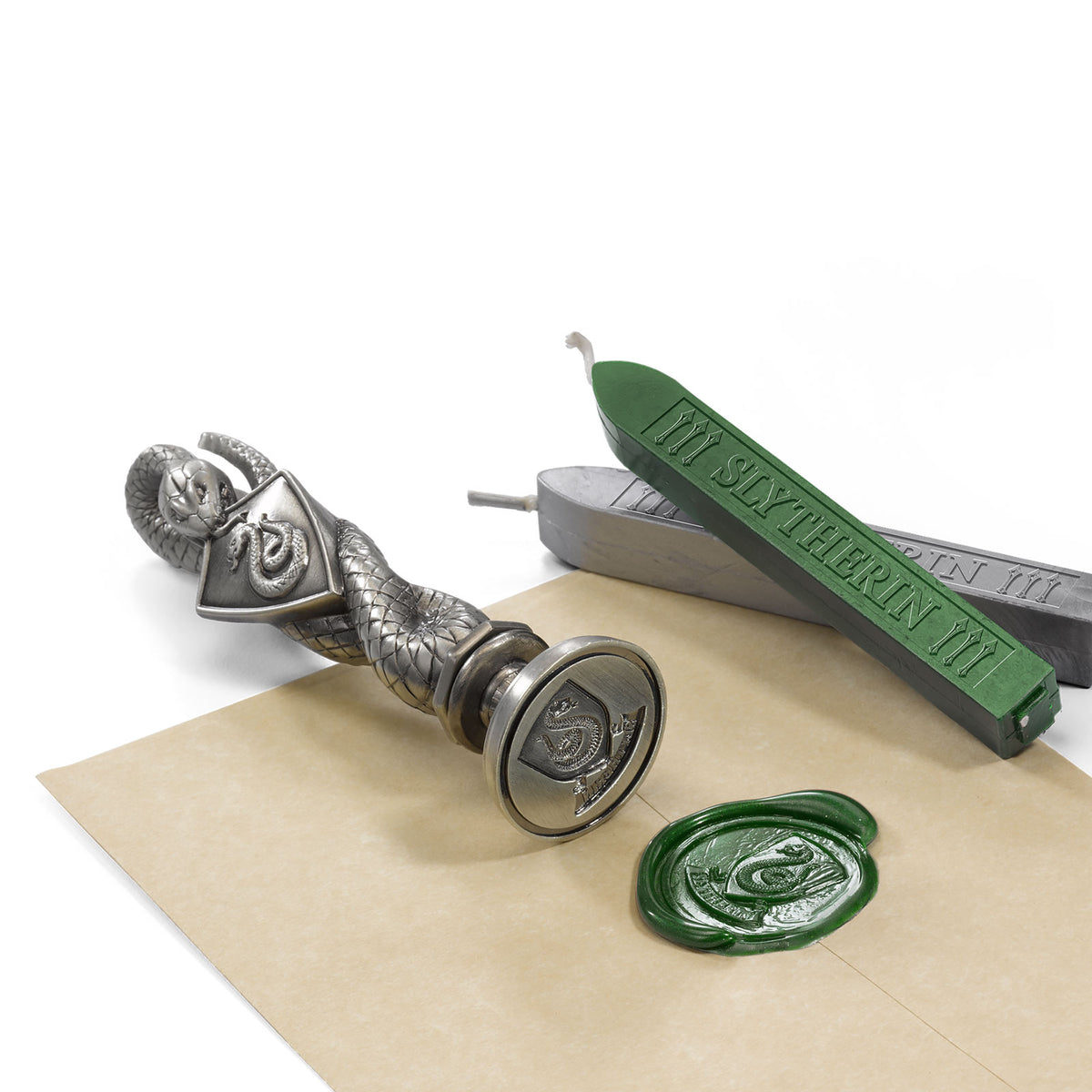 Zdjęcie produktu Harry Potter - Pieczęć Slytherin z woskiem