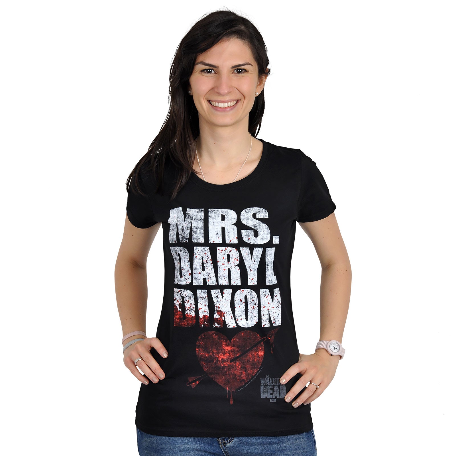 Zdjęcie produktu Walking Dead - Mrs. Dixon Girlie Shirt czarna