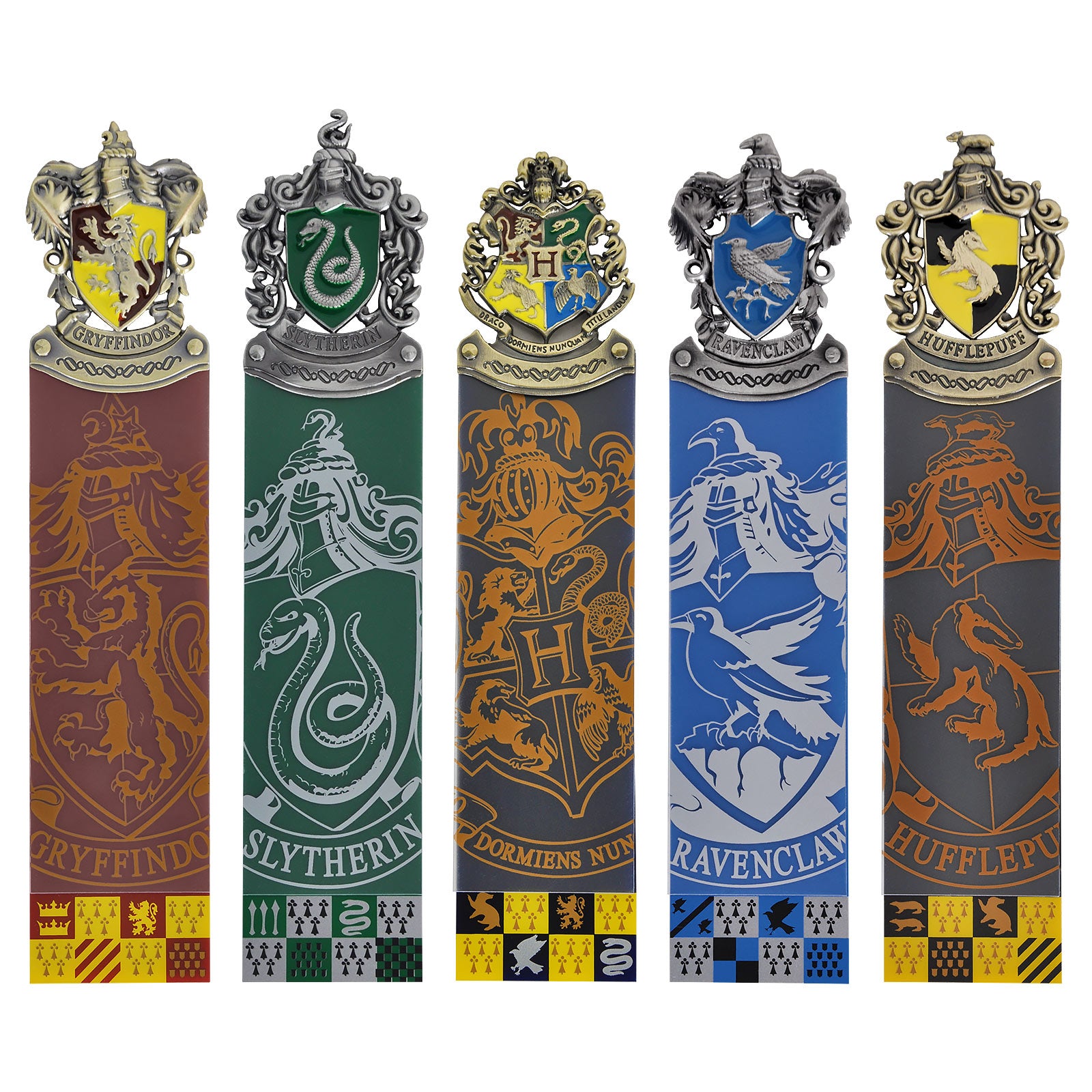 Zdjęcie produktu Harry Potter - Kolekcja zakładek z herbami domów Hogwartu