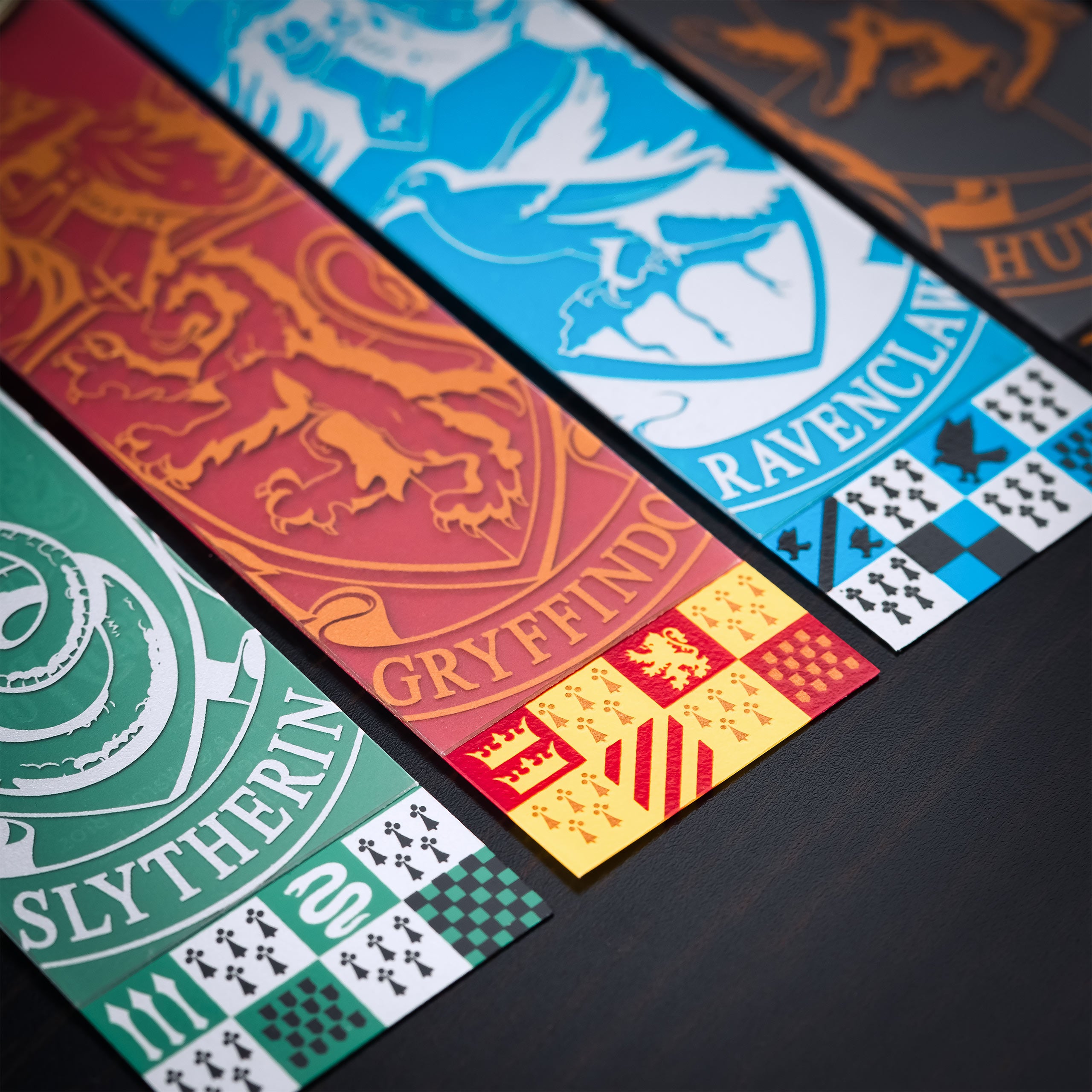 Zdjęcie produktu Harry Potter - Kolekcja zakładek z herbami domów Hogwartu