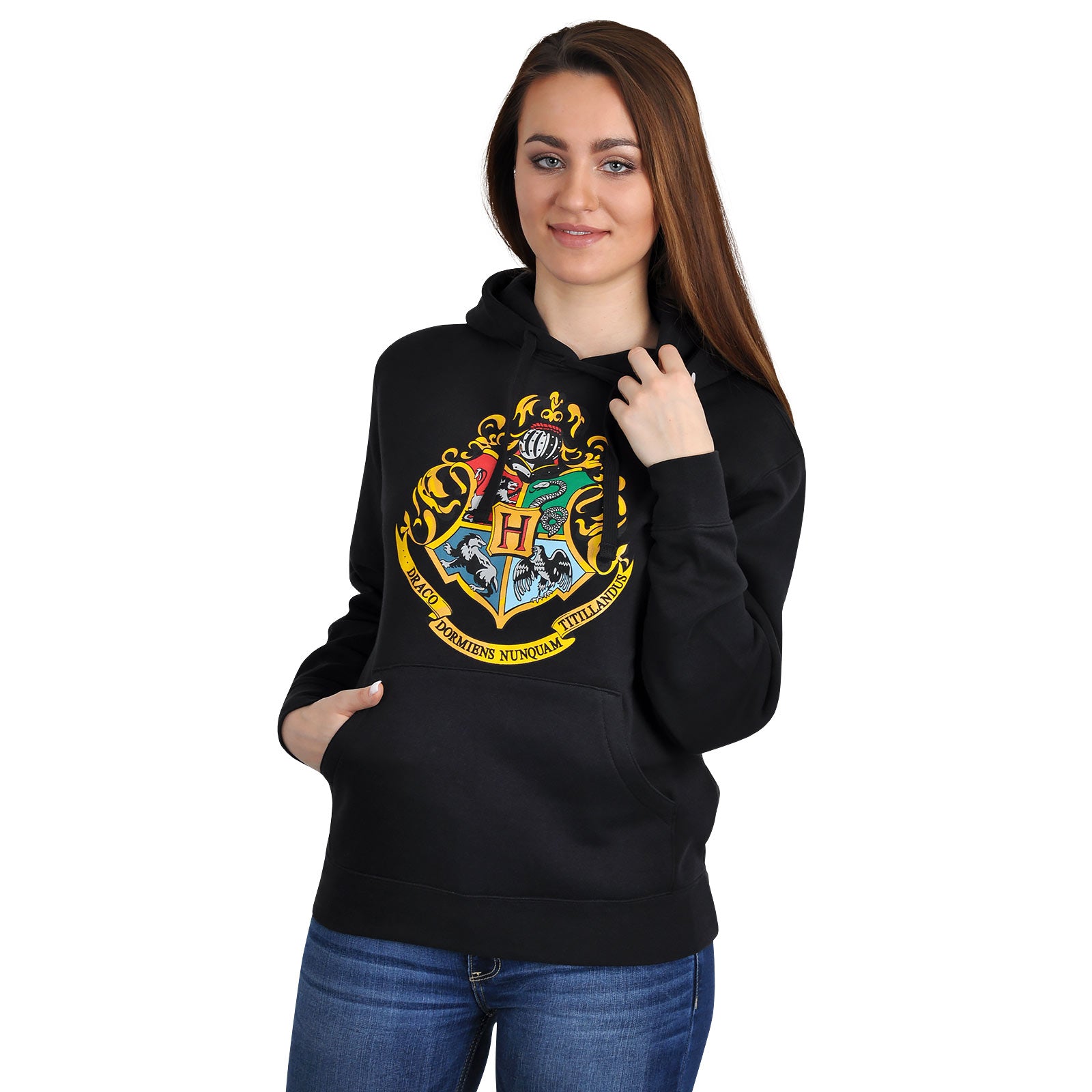 Zdjęcie produktu Harry Potter - Bluza z kapturem Hogwarts czarna