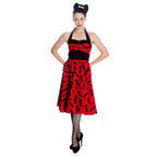 Zdjęcie produktu Rockabilly sukienka Bat czerwono-czarna