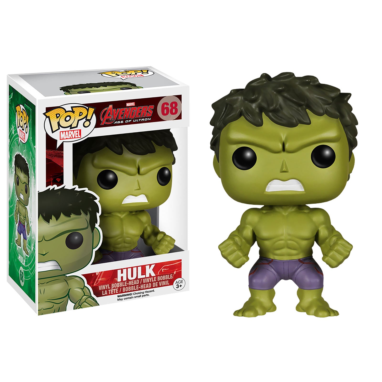 Zdjęcie produktu Avengers: Czas Ultrona - Hulk Funko Pop figurka z kiwającą głową