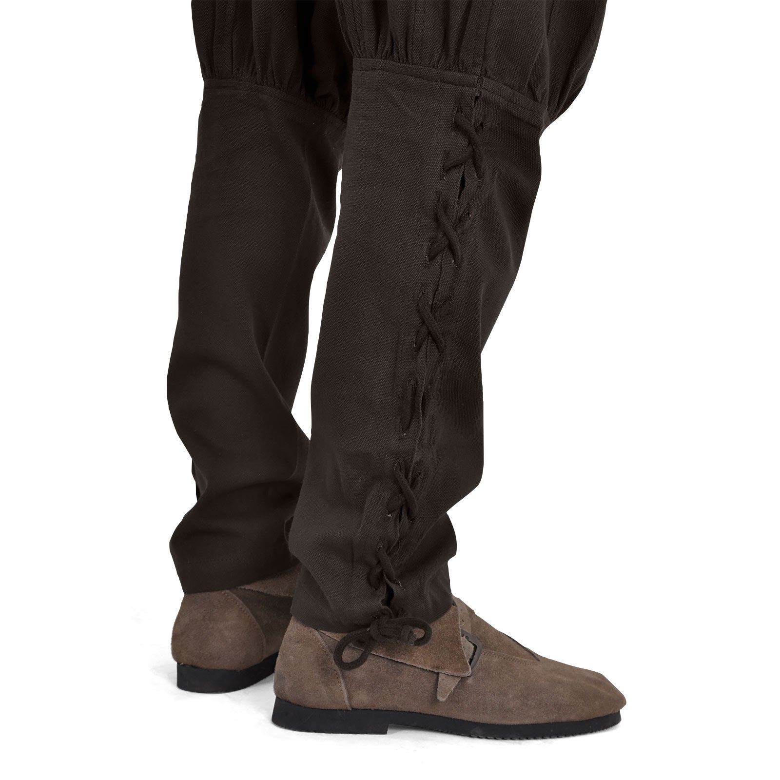 Product image Bertram Men's Trousers with Lower Leg Lacing Brown