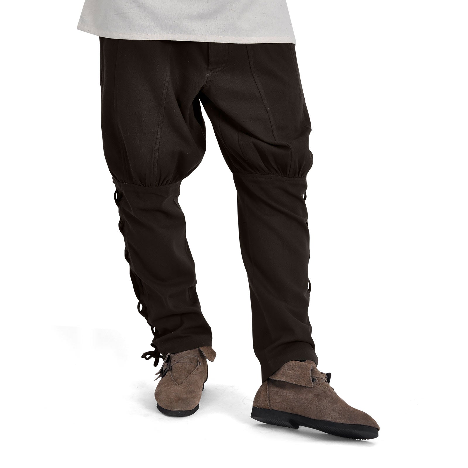 Product image Bertram Men's Trousers with Lower Leg Lacing Brown