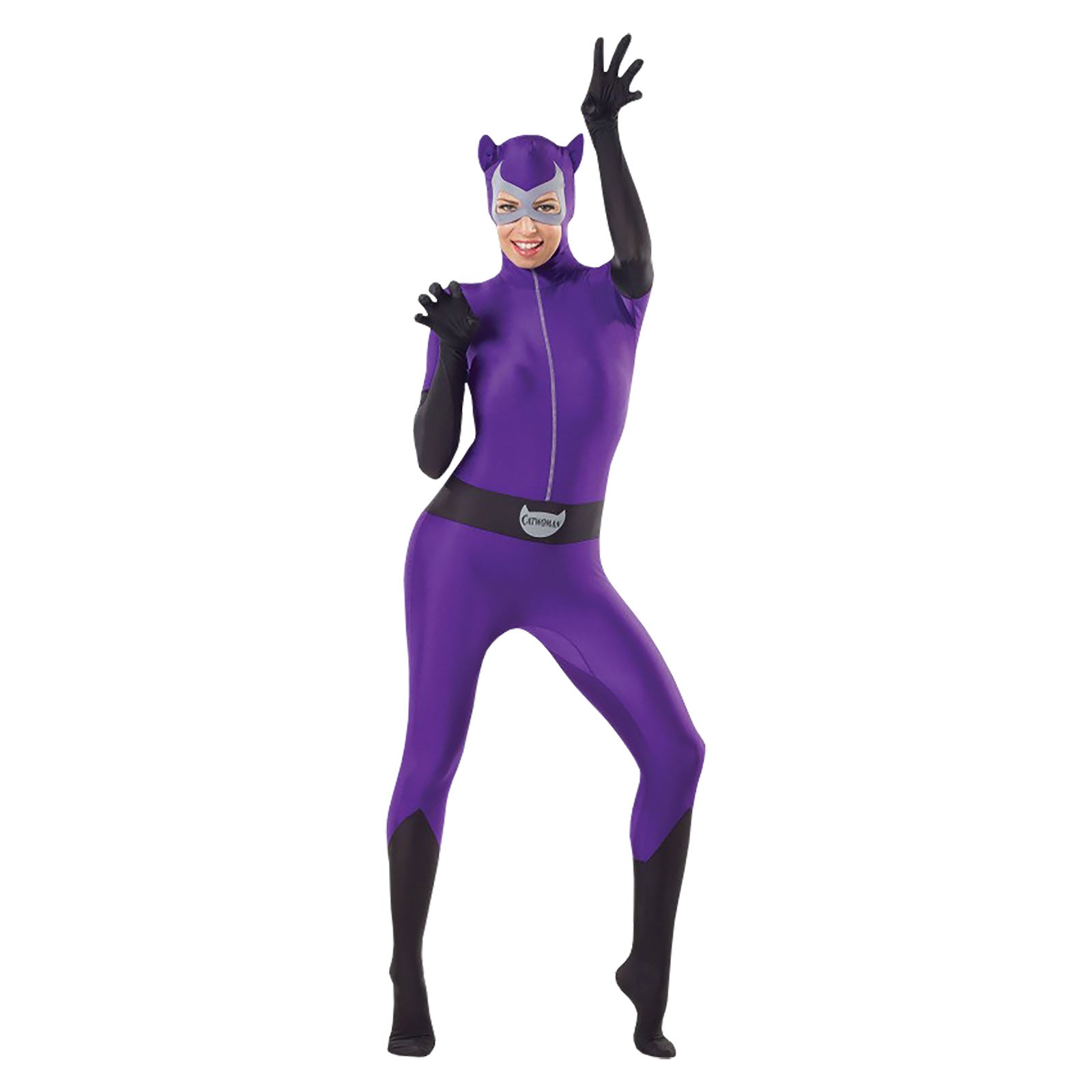 Zdjęcie produktu Catwoman - Zentai kombinezon kostiumowy fioletowy