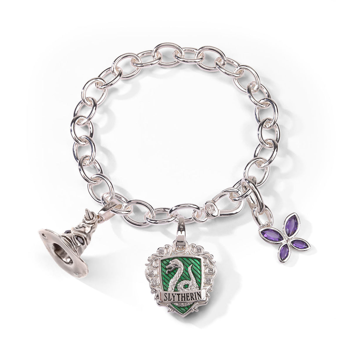 Zdjęcie produktu Harry Potter - Lumos Slytherin Charm Bransoletka